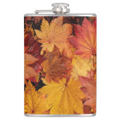 秋の金葉の フラスク (正面)