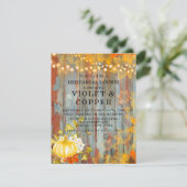 秋の錆ライトパンプキンペオメリハーサルディナー 招待状 (スタンド正面)