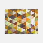 秋の錆 フリースブランケット (正面(横))