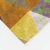 秋の錆 フリースブランケット (角)