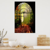 秋の門 ポスター (キッチン)