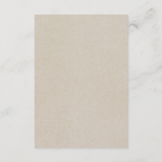 秋の開花フローラ秋オレンジグリーン結婚ズ エンクロージャーカード (裏面)