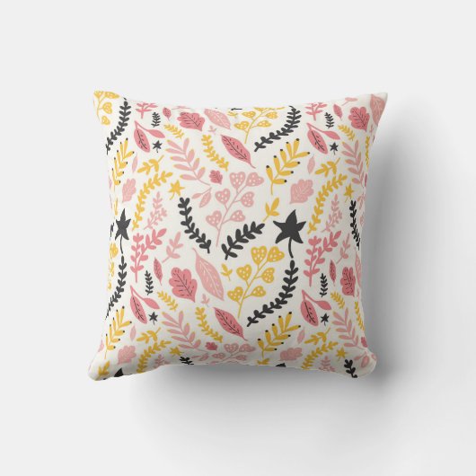 秋の開花枕 クッション (裏面)