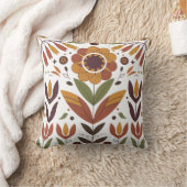 秋の開花調和 クッション (ブランケット)