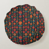 秋の開花» ラウンドクッション (裏面)