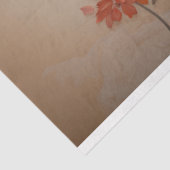 秋の開花、混合メディアフローラ 薄葉紙 (詳細)