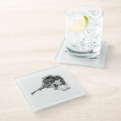 秋の間 ガラスコースター (アングル)