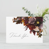 秋の闇とムーディーズフローラ結婚ズ サンキューカード (スタンド正面)