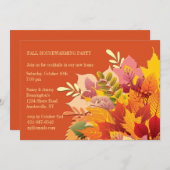 秋の陶酔の招待状 招待状 (正面/裏面)