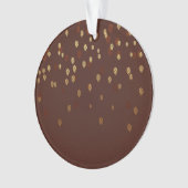 秋の陸軍少佐の階級章かPineconeパターン オーナメント (正面)