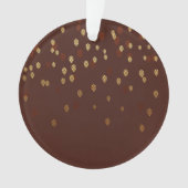 秋の陸軍少佐の階級章かPineconeパターン オーナメント (正面)