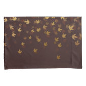 秋の陸軍少佐の階級章パターン 枕カバー (正面右)