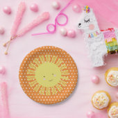 秋の陽ざしと誕生日パーティー ペーパープレート (パーティー)