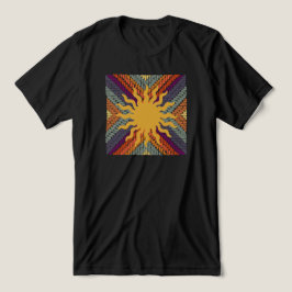 秋の陽ざしモザイク トライブレンドTシャツ