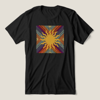 秋の陽ざしモザイク トライブレンドTシャツ