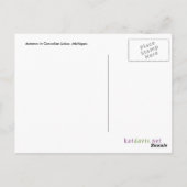 秋の階段 ポストカード (裏面)