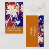 秋の離れメジの紅葉の名刺 名刺 (正面/裏面)