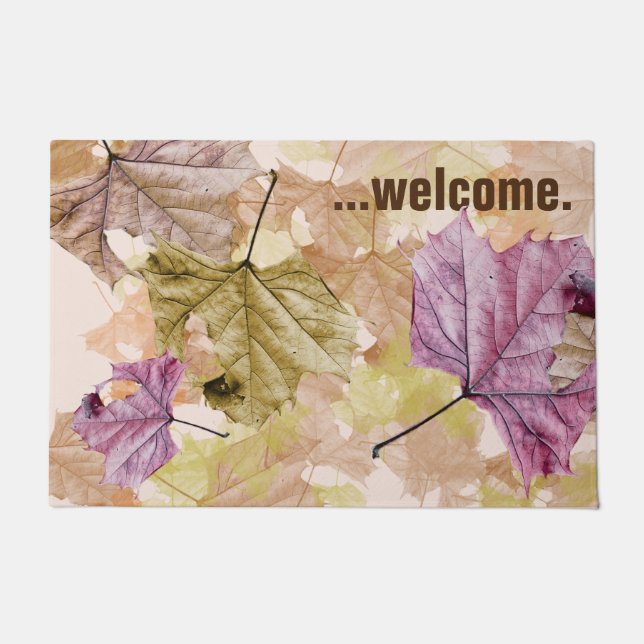 秋の離れ偽装ドアマット ドアマット (正面)