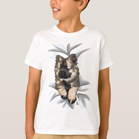 秋の雨キッドのTシャツ Tシャツ (正面)