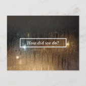 秋の雨コメント ポストカード (正面)