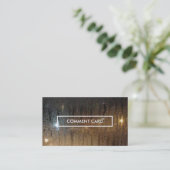 秋の雨コメント 名刺 (スタンド正面)