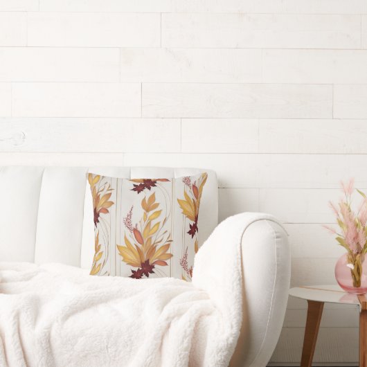 秋の雰囲気が漂うクッション クッション (ソファ)