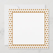 秋の雰囲気のコーヒーくま サンキューカード (裏面)