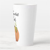 秋の雰囲気 カフェラテマグ (正面)