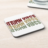 秋の雰囲気 コースター (左側)