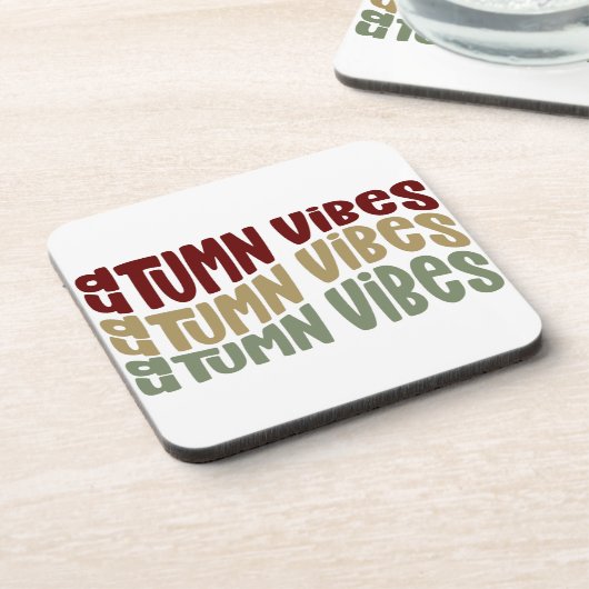 秋の雰囲気 コースター (左側)