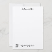 秋の雰囲気 サンキューカード (裏面)