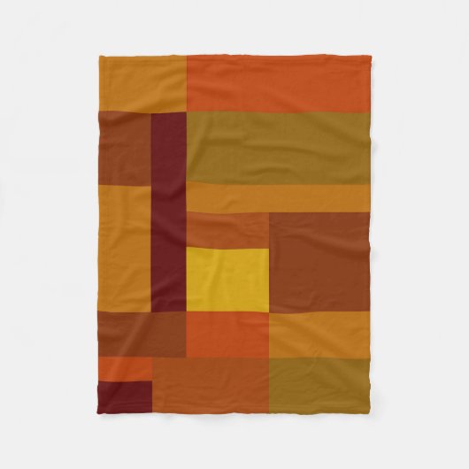 秋の雰囲気 フリースブランケット (正面)