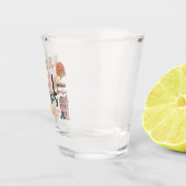 秋の雰囲気 秋の定番 ラスティック ウォーターカラー ショットグラス (右)