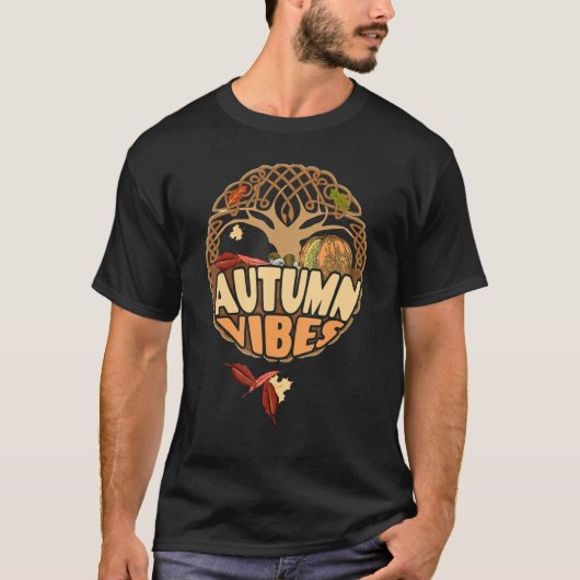 秋の雰囲気 Tシャツ (正面)
