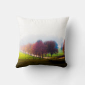 秋の霧の多い草地 クッション (裏面)