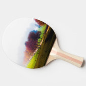 秋の霧の多い草地 卓球ラケット (横)
