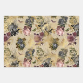 秋の霧の蝶 ラッピングペーパーシート (正面)