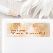 秋の霧差出人住所ラベル ラベル (インサイチュ)