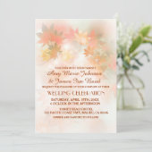 秋の霧秋の結婚式招待状autm3 招待状 (スタンド正面)