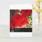 秋の霧 カード (黄色い花)