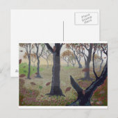 秋の霧 ポストカード (正面/裏面)