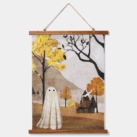 秋の霧 吊り下げ型タペストリー (正面)