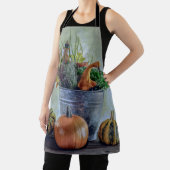 秋の静かな生活カボチャ、花 エプロン (インサイチュ)