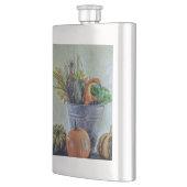 秋の静かな生活カボチャ、花 フラスク (左)