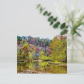 秋の静かはがき ポストカード (スタンド正面)