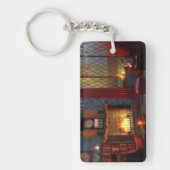 秋の静けさのキーチェーン キーホルダー (正面)