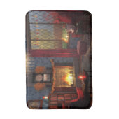 秋の静けさの浴場 バスマット (正面縦)