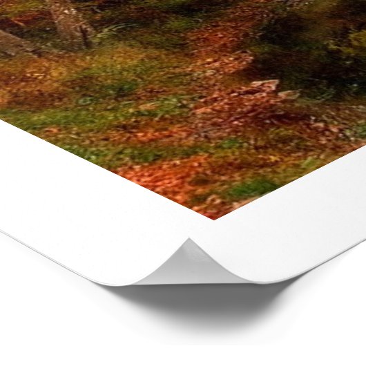 秋の静止 ポスター (角)