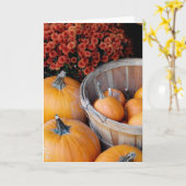 「秋の静物詩」あいさつ空白のきカード カード (黄色い花)