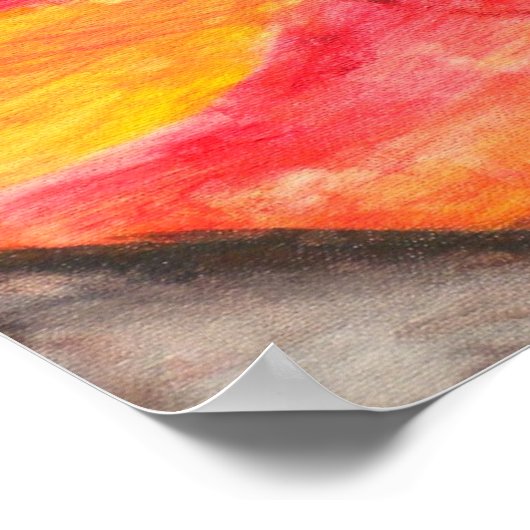 秋の静物 ポスター (角)